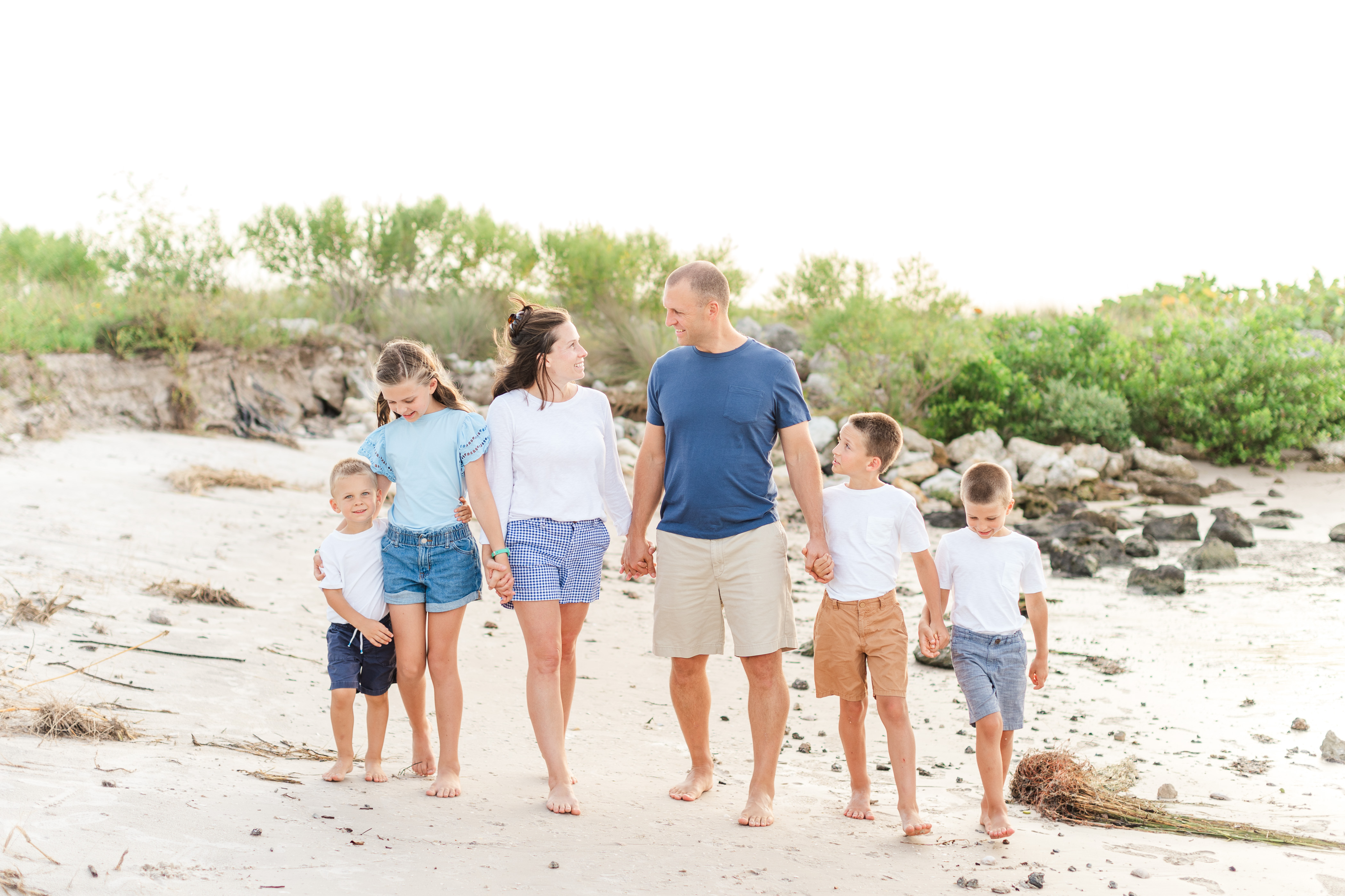 Rachel Tiarks, practical homeopath, pictured with her family